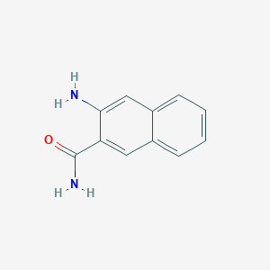 molecular formula C11H10N2O B2473727 3-aMino-2-naphthaMide CAS No. 27533-32-0