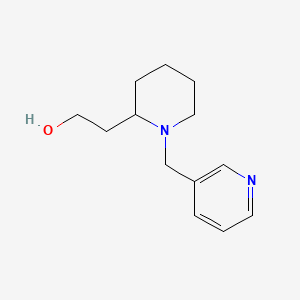 molecular formula C13H20N2O B2473739 2-{1-[(吡啶-3-基)甲基]哌啶-2-基}乙醇 CAS No. 1249806-18-5