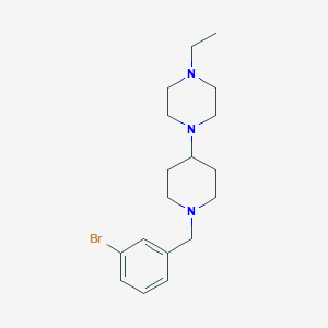 1-[1-(3-Bromobenzyl)-4-piperidinyl]-4-ethylpiperazine