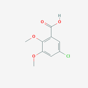 molecular formula C9H9ClO4 B2473762 5-氯-2,3-二甲氧基苯甲酸 CAS No. 72517-22-7