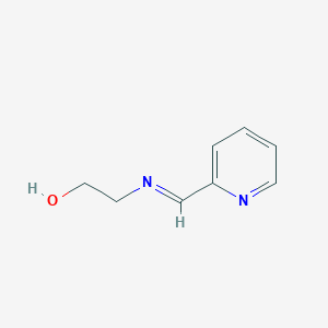 molecular formula C8H10N2O B024738 2-(2-Pyridylmethyleneamino)ethanol CAS No. 105516-38-9