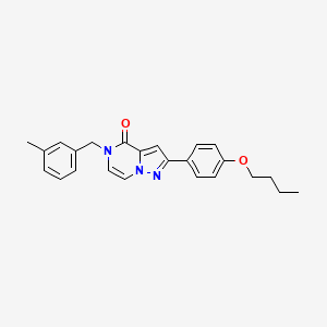 2-(4-butoxyphenyl)-5-(3-methylbenzyl)pyrazolo[1,5-a]pyrazin-4(5H)-one