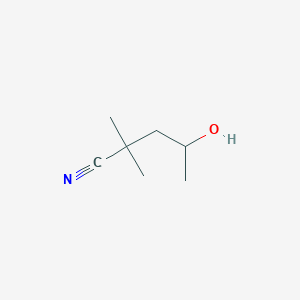 4-Hydroxy-2,2-dimethylpentanenitrile