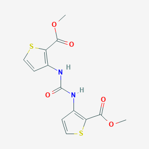 Methyl 3-({[2-(methoxycarbonyl)thiophen-3-yl]carbamoyl}amino)thiophene-2-carboxylate
