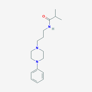 molecular formula C17H27N3O B2473936 N-(3-(4-苯基哌嗪-1-基)丙基)异丁酰胺 CAS No. 1049474-77-2