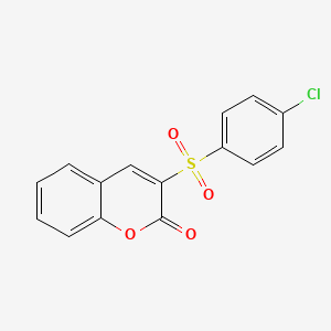 molecular formula C15H9ClO4S B2473960 3-(4-chlorobenzenesulfonyl)-2H-chromen-2-one 