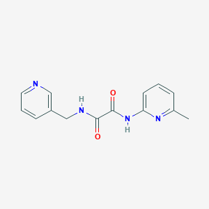molecular formula C14H14N4O2 B2473969 N1-(6-methylpyridin-2-yl)-N2-(pyridin-3-ylmethyl)oxalamide CAS No. 920378-62-7