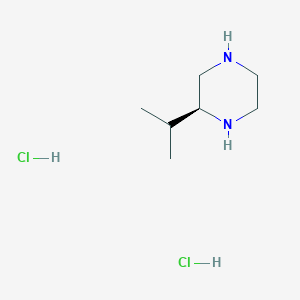 molecular formula C7H18Cl2N2 B2473977 (S)-2-Isopropylpiperazine dihydrochloride CAS No. 128427-06-5; 133181-64-3