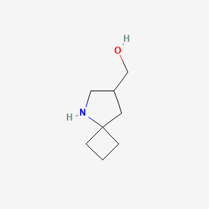 molecular formula C8H15NO B2473984 5-氮杂螺[3.4]辛烷-7-基甲醇 CAS No. 1823371-50-1