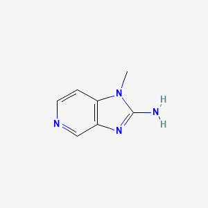 molecular formula C7H8N4 B2473997 1-metil-1H-imidazo[4,5-c]piridin-2-amina CAS No. 1496649-55-8