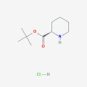 molecular formula C10H20ClNO2 B2474004 (S)-叔丁基哌啶-2-羧酸盐盐酸盐 CAS No. 145064-67-1