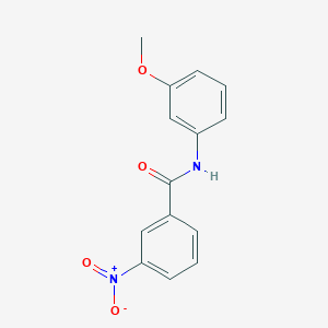 molecular formula C14H12N2O4 B2474009 N-(3-methoxyphenyl)-3-nitrobenzamide CAS No. 107915-06-0