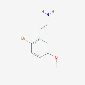 molecular formula C9H12BrNO B2474013 2-(2-Bromo-5-methoxyphenyl)ethanamine CAS No. 1207743-69-8; 910381-02-1
