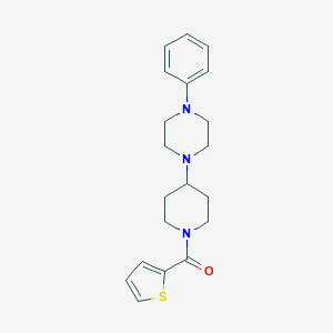1-Phenyl-4-[1-(2-thienylcarbonyl)-4-piperidinyl]piperazine