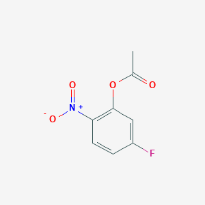 molecular formula C8H6FNO4 B2474033 5-Fluoro-2-nitrophenyl acetate CAS No. 655235-44-2