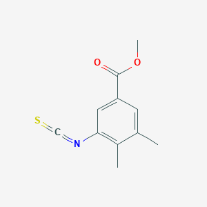 molecular formula C11H11NO2S B2474035 Methyl 3-isothiocyanato-4,5-dimethylbenzoate CAS No. 2402831-14-3