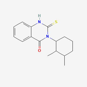 3-(2,3-Dimethylcyclohexyl)-2-sulfanyl-3,4-dihydroquinazolin-4-one