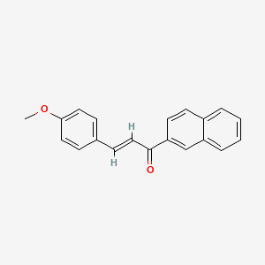 molecular formula C20H16O2 B2474048 3-(4-Methoxyphenyl)-1-(2-naphthyl)prop-2-en-1-one CAS No. 22359-67-7