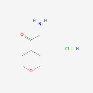 2-Amino-1-(oxan-4-yl)ethan-1-one hydrochloride