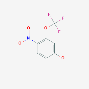 molecular formula C8H6F3NO4 B2474130 4-甲氧基-2-三氟甲氧基硝基苯 CAS No. 1260770-16-8