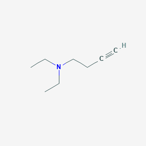 molecular formula C8H15N B2474150 (But-3-yn-1-yl)diethylamine CAS No. 29777-09-1
