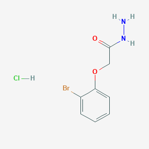 molecular formula C8H10BrClN2O2 B2474166 2-(2-溴苯氧基)乙酰肼盐酸盐 CAS No. 2138350-99-7