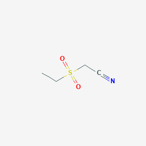 molecular formula C4H7NO2S B2474175 乙基磺酰基乙腈 CAS No. 13654-62-1