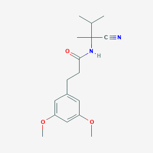 N-(1-cyano-1,2-dimethylpropyl)-3-(3,5-dimethoxyphenyl)propanamide