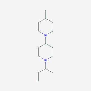 molecular formula C15H30N2 B247422 1-Sec-butyl-4'-methyl-4,1'-bipiperidine 