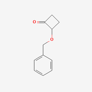 molecular formula C11H12O2 B2474220 2-Benzyloxycyclobutanone CAS No. 206751-75-9