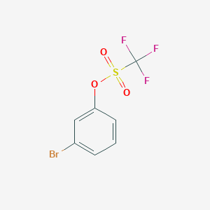 molecular formula C7H4BrF3O3S B2474234 3-Bromophenyl trifluoromethanesulfonate CAS No. 66107-31-1