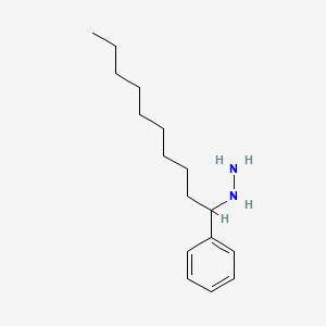 molecular formula C16H28N2 B2474235 1-Phenyldecylhydrazine CAS No. 1397007-43-0