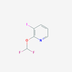 molecular formula C6H4F2INO B2474247 2-(Difluoromethoxy)-3-iodopyridine CAS No. 2089318-91-0