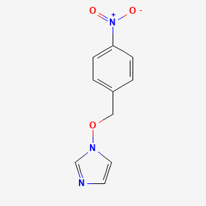 molecular formula C10H9N3O3 B2474276 1-[(4-ニトロベンジル)オキシ]-1H-イミダゾール CAS No. 320424-37-1