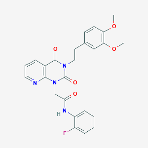 molecular formula C25H23FN4O5 B2474291 AKOS001878490 CAS No. 902921-24-8