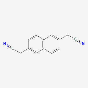 molecular formula C14H10N2 B2474319 2-[6-(Cyanomethyl)naphthalen-2-yl]acetonitrile CAS No. 4949-02-4