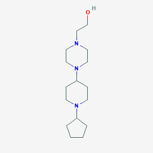 2-[4-(1-Cyclopentyl-4-piperidinyl)-1-piperazinyl]ethanol