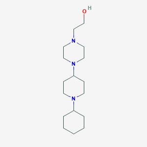 2-[4-(1-Cyclohexylpiperidin-4-yl)piperazin-1-yl]ethanol