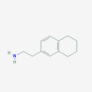 molecular formula C12H17N B2474340 2-Naphthaleneethanamine, 5,6,7,8-tetrahydro- CAS No. 3242-86-2
