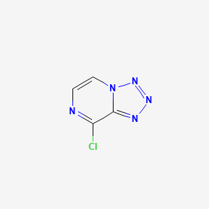 molecular formula C4H2ClN5 B2474365 8-Chlorotetrazolo[1,5-A]pyrazine CAS No. 77888-19-8
