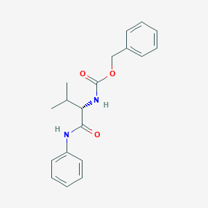 molecular formula C19H22N2O3 B2474394 N-Phenyl L-Z-Valinamide CAS No. 16876-74-7