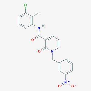 N-(3-chloro-2-methylphenyl)-1-(3-nitrobenzyl)-2-oxo-1,2-dihydropyridine-3-carboxamide