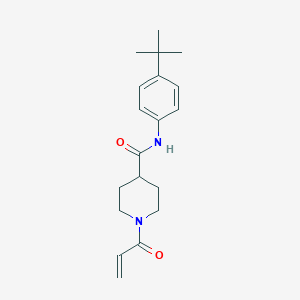 N-(4-Tert-butylphenyl)-1-prop-2-enoylpiperidine-4-carboxamide