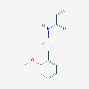 N-[3-(2-Methoxyphenyl)cyclobutyl]prop-2-enamide