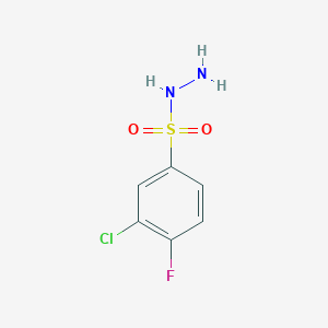 3-Chloro-4-fluorobenzenesulfonohydrazide