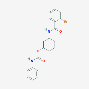 3-(2-Bromobenzamido)cyclohexyl phenylcarbamate