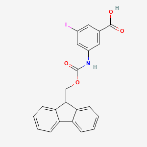 3-({[(9H-fluoren-9-yl)methoxy]carbonyl}amino)-5-iodobenzoic acid