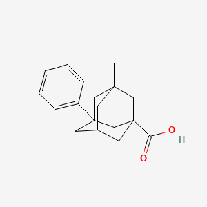 molecular formula C18H22O2 B2474464 3-甲基-5-苯基金刚烷-1-羧酸 CAS No. 29835-36-7