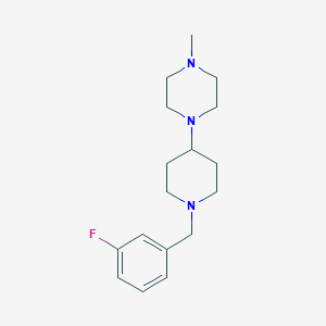1-[1-(3-Fluorobenzyl)-4-piperidinyl]-4-methylpiperazine