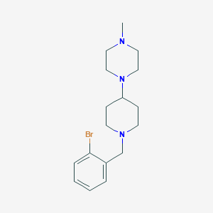 1-[1-(2-Bromobenzyl)-4-piperidinyl]-4-methylpiperazine
